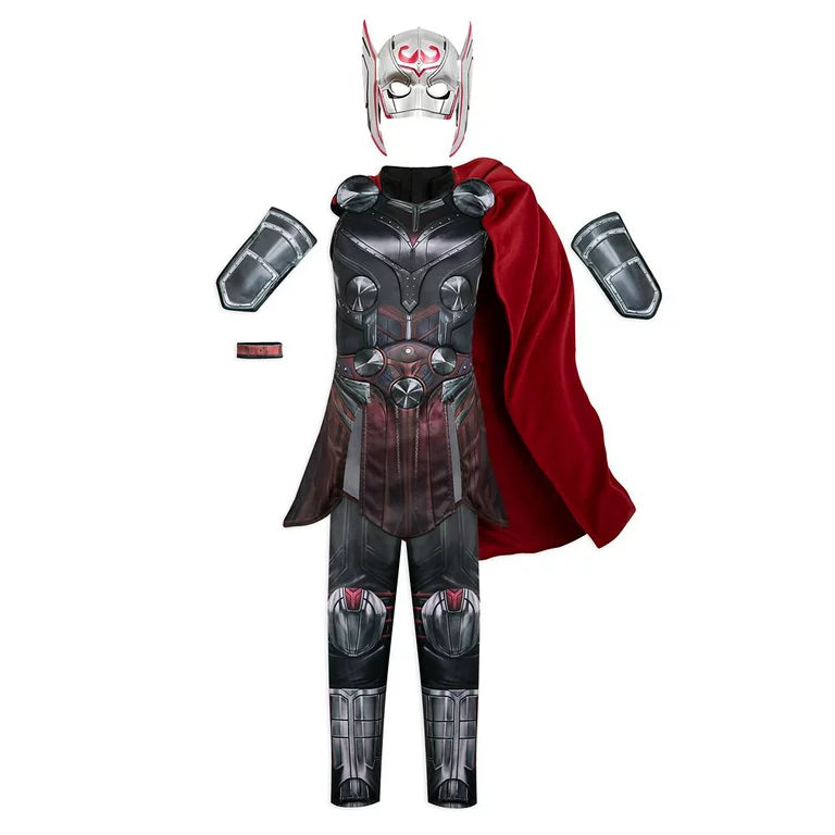 Mighty Thor Costume for Kids Girls – Lady Thor Love and Thunder Dress Up Set