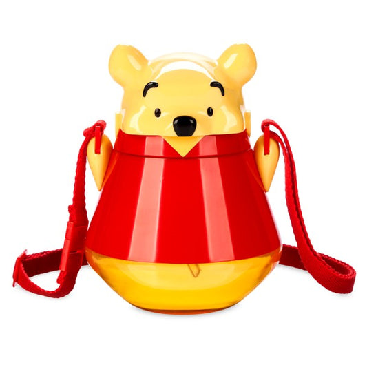 Winnie the Pooh Travel Canteen Mug Kids Drink Cup with Strap - Disney Theme Park