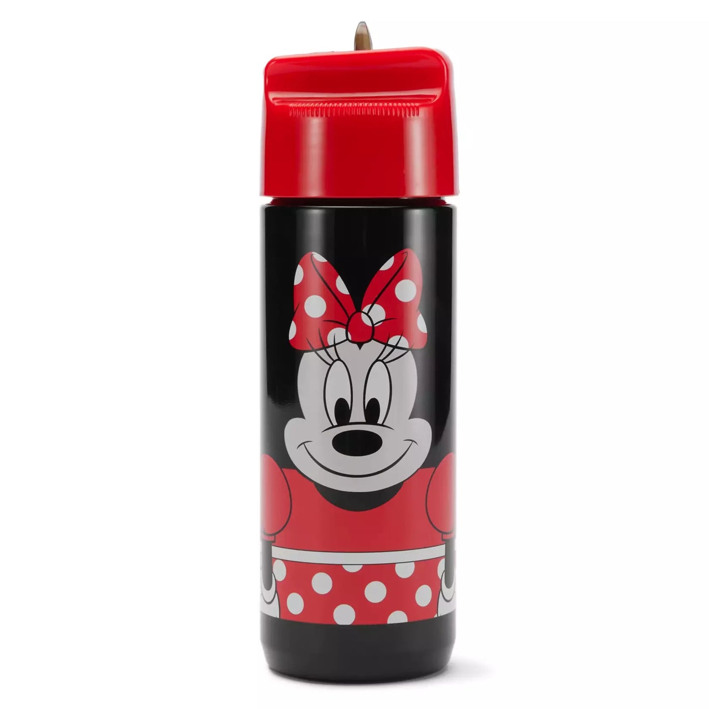 Minnie Mouse Water Bottle with Flip-Up Straw