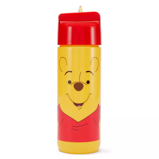 Winnie the Pooh Water Bottle with Flip-Up Straw
