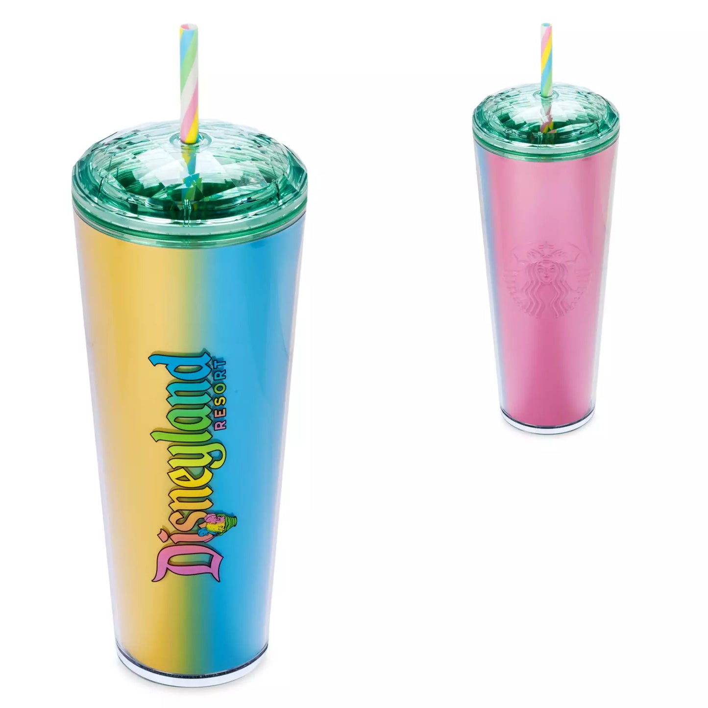 Disney Eats Shaved Ice Disneyland Starbucks Tumbler with Straw – Theme Park