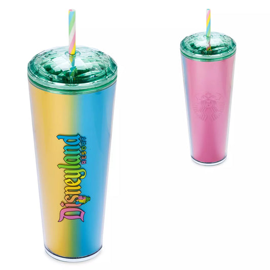 Disney Eats Shaved Ice Disneyland Starbucks Tumbler with Straw – Theme Park