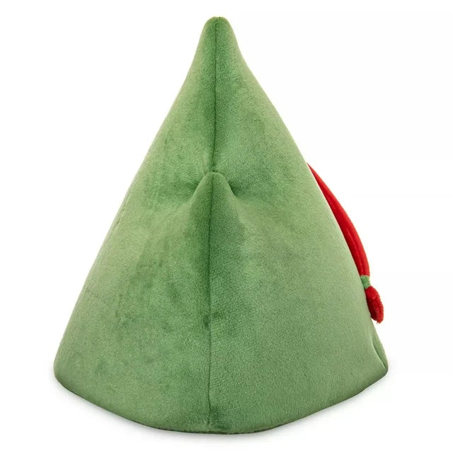 Peter Pan Costume Hat for Adults - Soft Cap w/ Red Feather