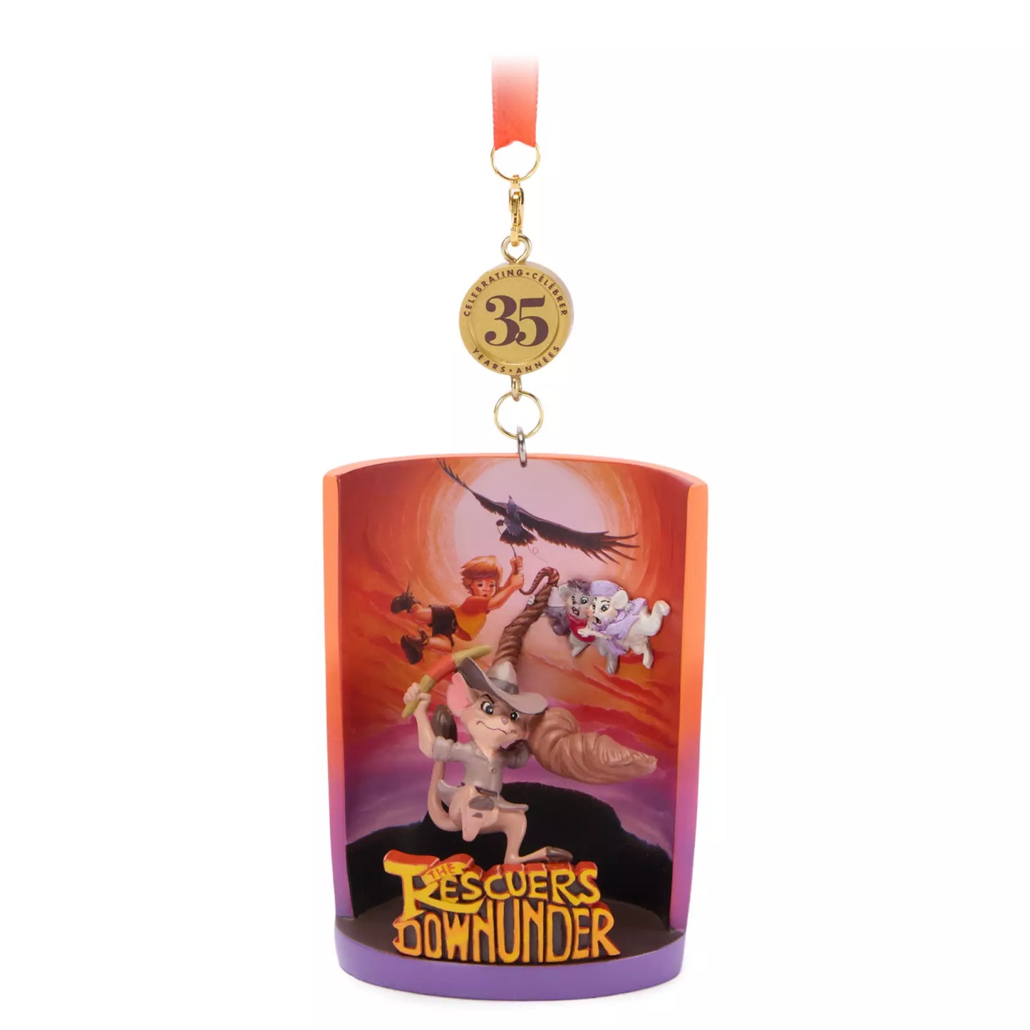 Limited Release The Rescuers Down Under Legacy Sketchbook Ornament – 35th Anniversary