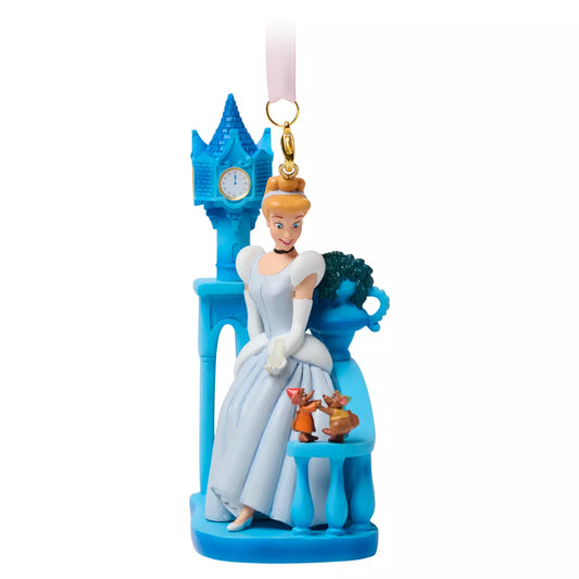Cinderella Sketchbook Ornament - w/ Jaq & Gus Mouse Christmas Holiday