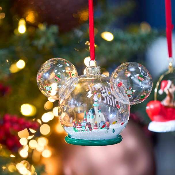 Mickey Mouse Icon ''The Most Magical Place on Earth'' Ornament - Disney World Cinderella Castle