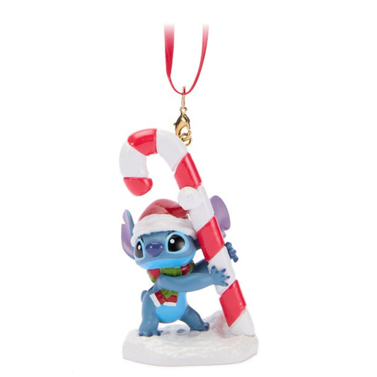 Stitch Holiday Ornament – Christmas Lilo & Stitch - Candy Cane