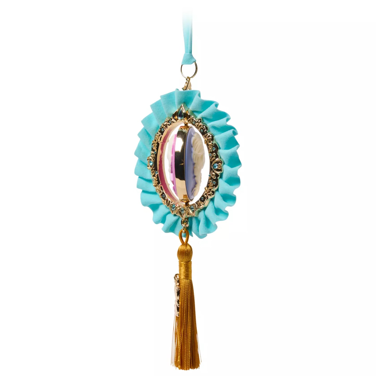 Anna and Elsa Spinning Cameo Ornament – Frozen