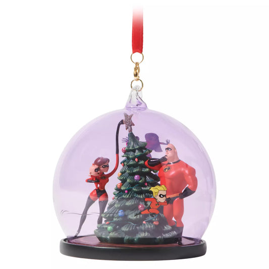 The Incredibles Glass Globe Sketchbook Ornament