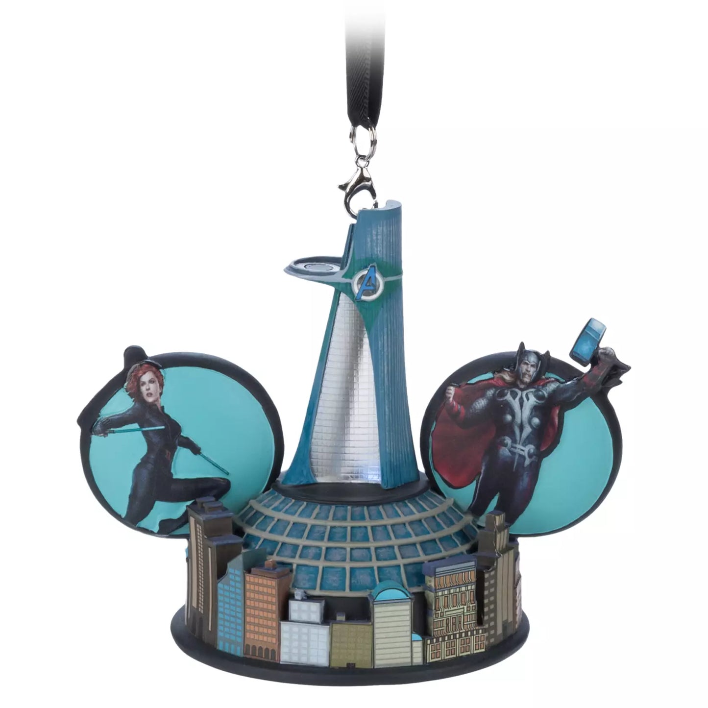 Marvel's Avengers Light-Up Living Magic Ear Hat Sketchbook Ornament - Captain America Iron Man