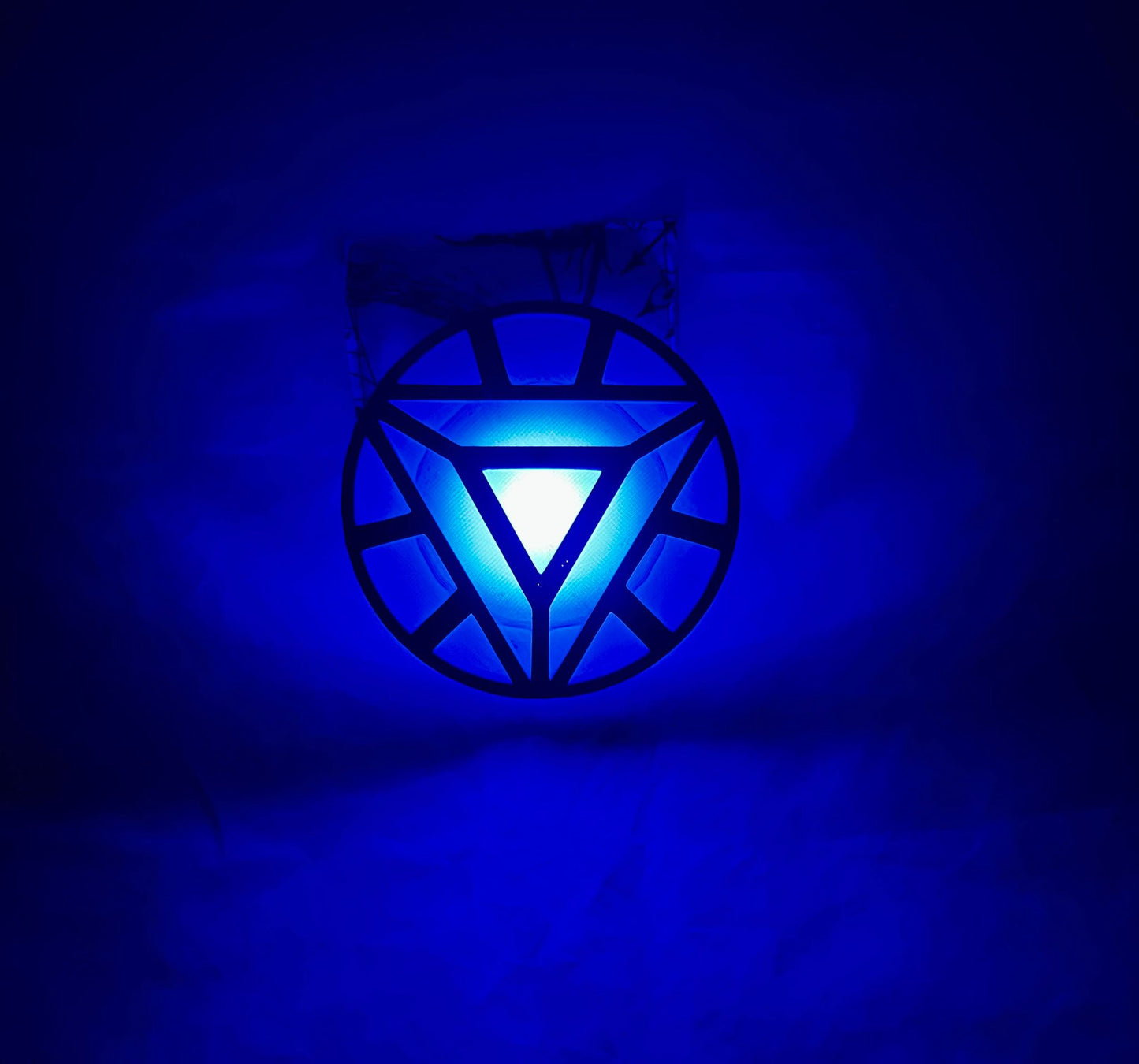 3D Custom Iron Man Inspired Light Up Arc Reactor Chest Piece Blue Glow Costume Cosplay Magnetic Accessory