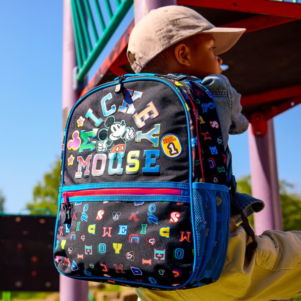 Mickey Mouse Letters Backpack - Kids School Bag