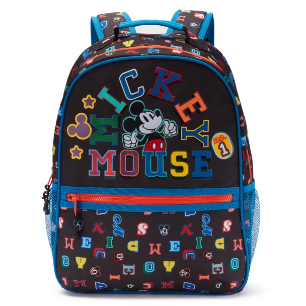 Mickey Mouse Letters Backpack - Kids School Bag