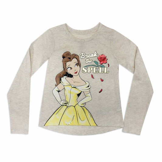 Disney Princess Belle Long sleeve Shirt for Girls Size 10/12 - Beauty and the Beast
