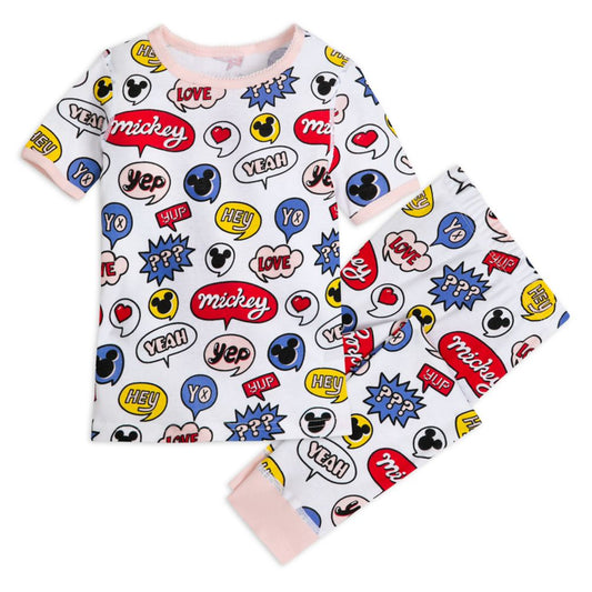 Mickey Mouse Icon PJ PALS for Girls - Toddler Size 2 3 4 5 6