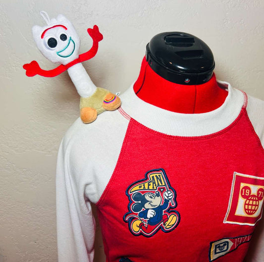 Disney Forky Toy Story Custom Magnetic Shoulder Pal Plush Kids Adult Costume Dress Up Gift Accessory