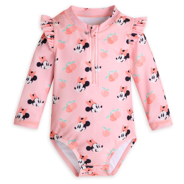 Minnie Mouse Pink Cute One Piece Swimsuit for Baby - 9 12 18 Months