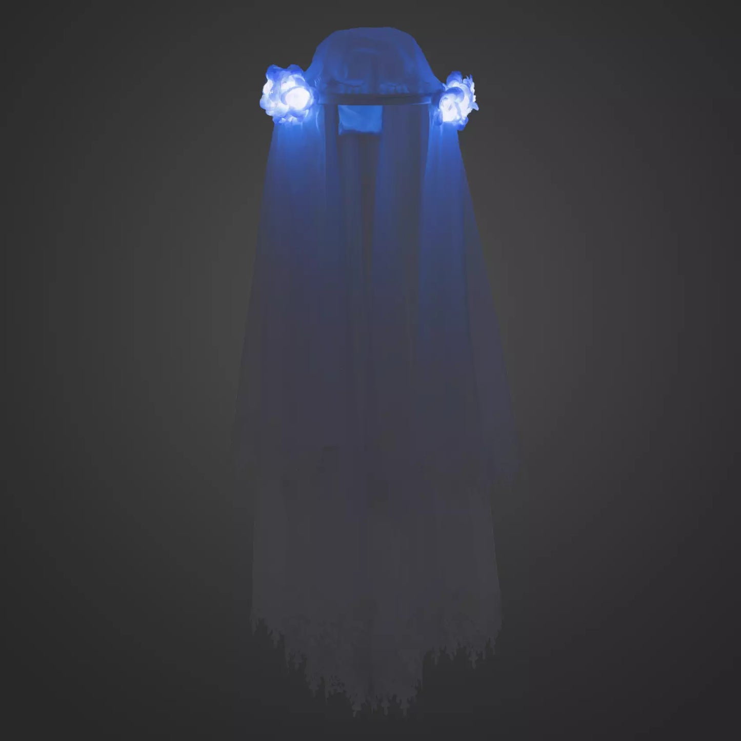 The Haunted Mansion Bride Light-Up Veil for Adults One Size - Dress Up Costume Accessory