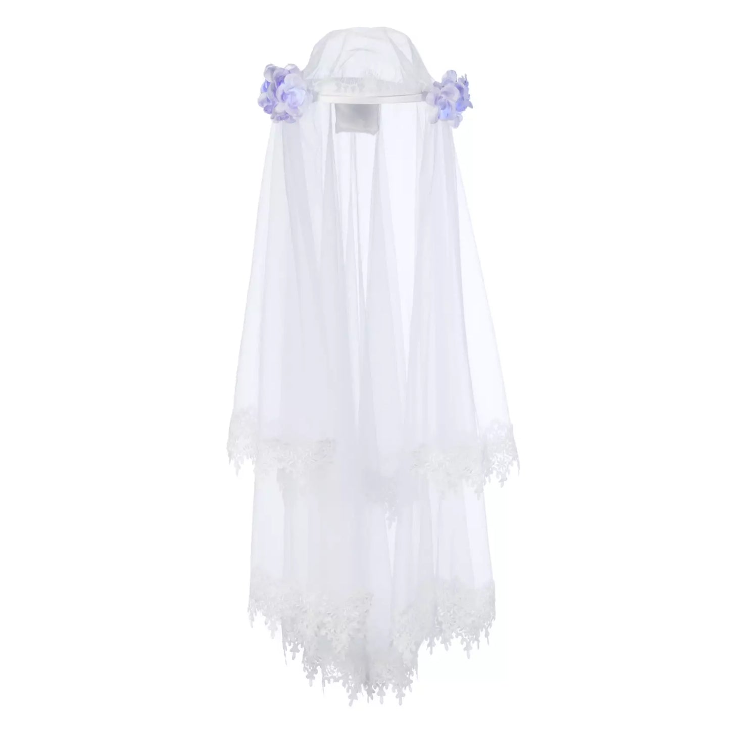 The Haunted Mansion Bride Light-Up Veil for Adults One Size - Dress Up Costume Accessory