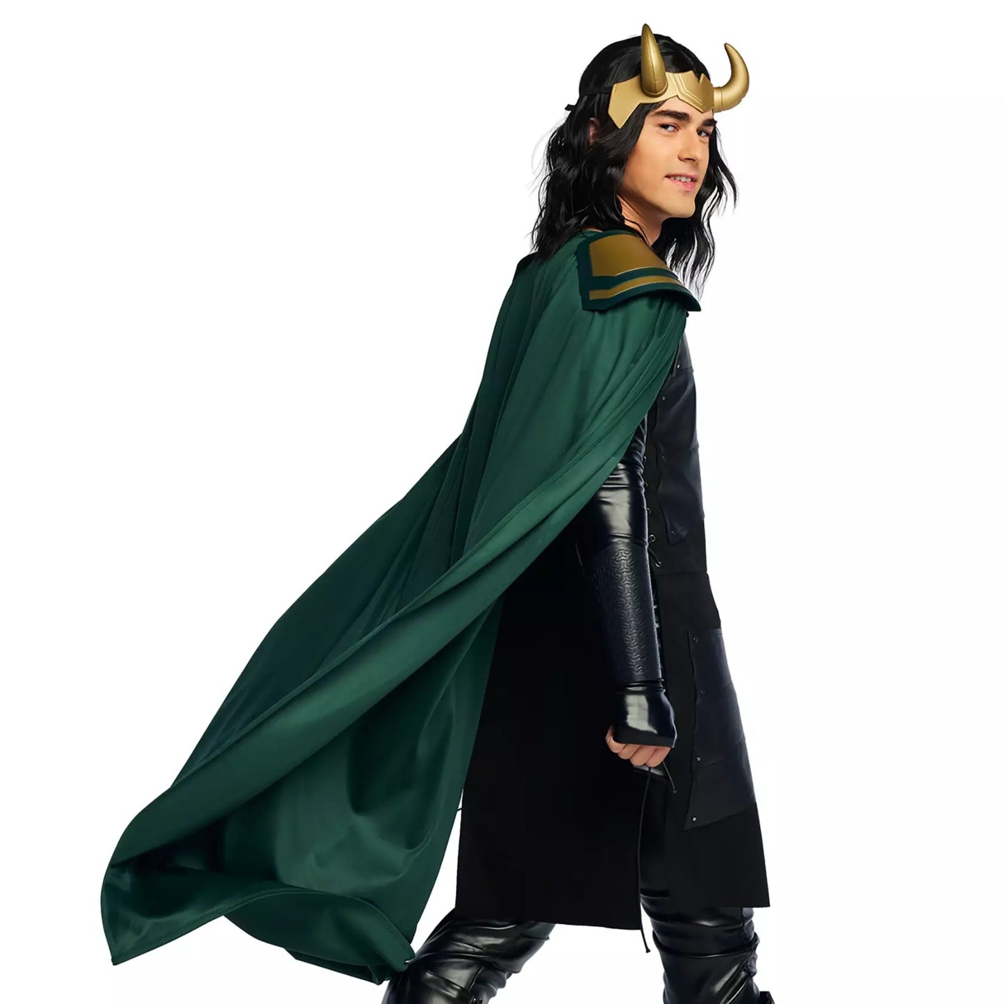 Loki Costume Accessory Set for Adults - Costume Set Cape and Headgear