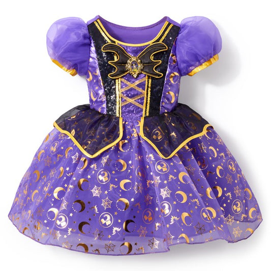 Minnie Mouse Halloween Witch Purple Bat Costume Kids