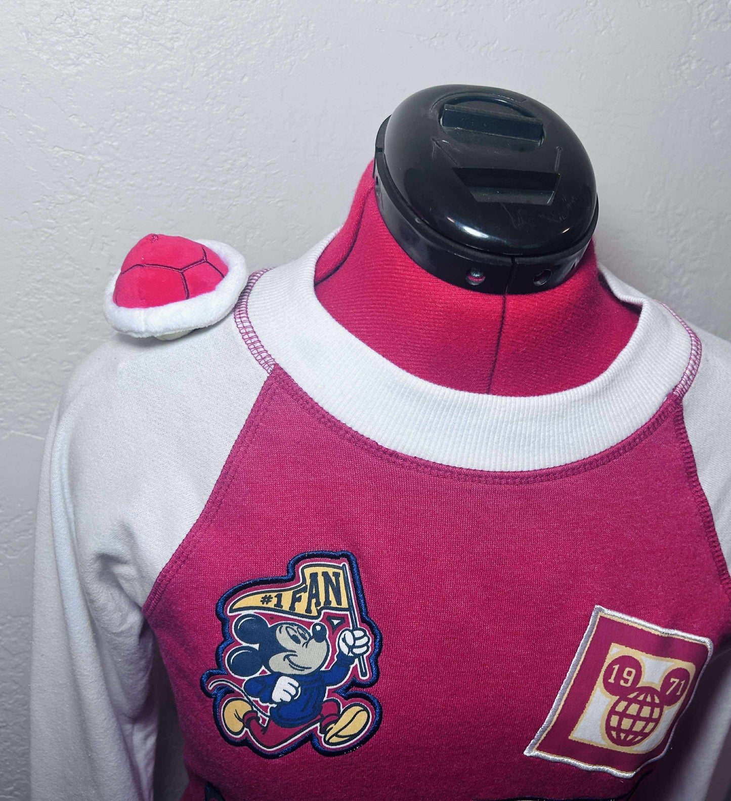 Custom Red Shell Magnetic Shoulder Pal Plush Theme Park Universal Costume Dress Up Mario