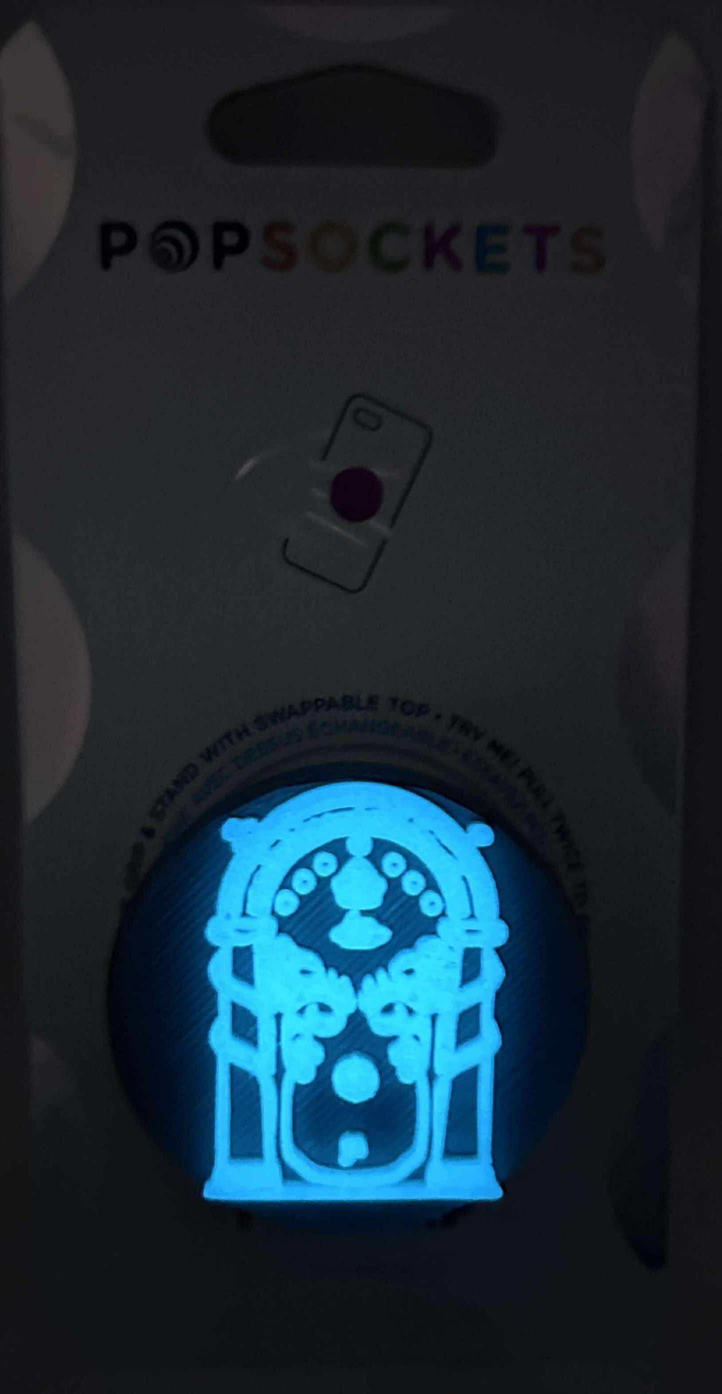3D Lord of the Rings Inspired Moria Gate Glow Custom PopSocket Phone Accessory Holder - + Free UV Light Keychain