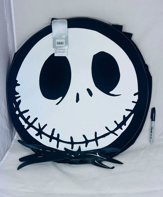 Disney Jack Skellington LARGE Tote Bag Nightmare Before Christmas Theme Park Bag