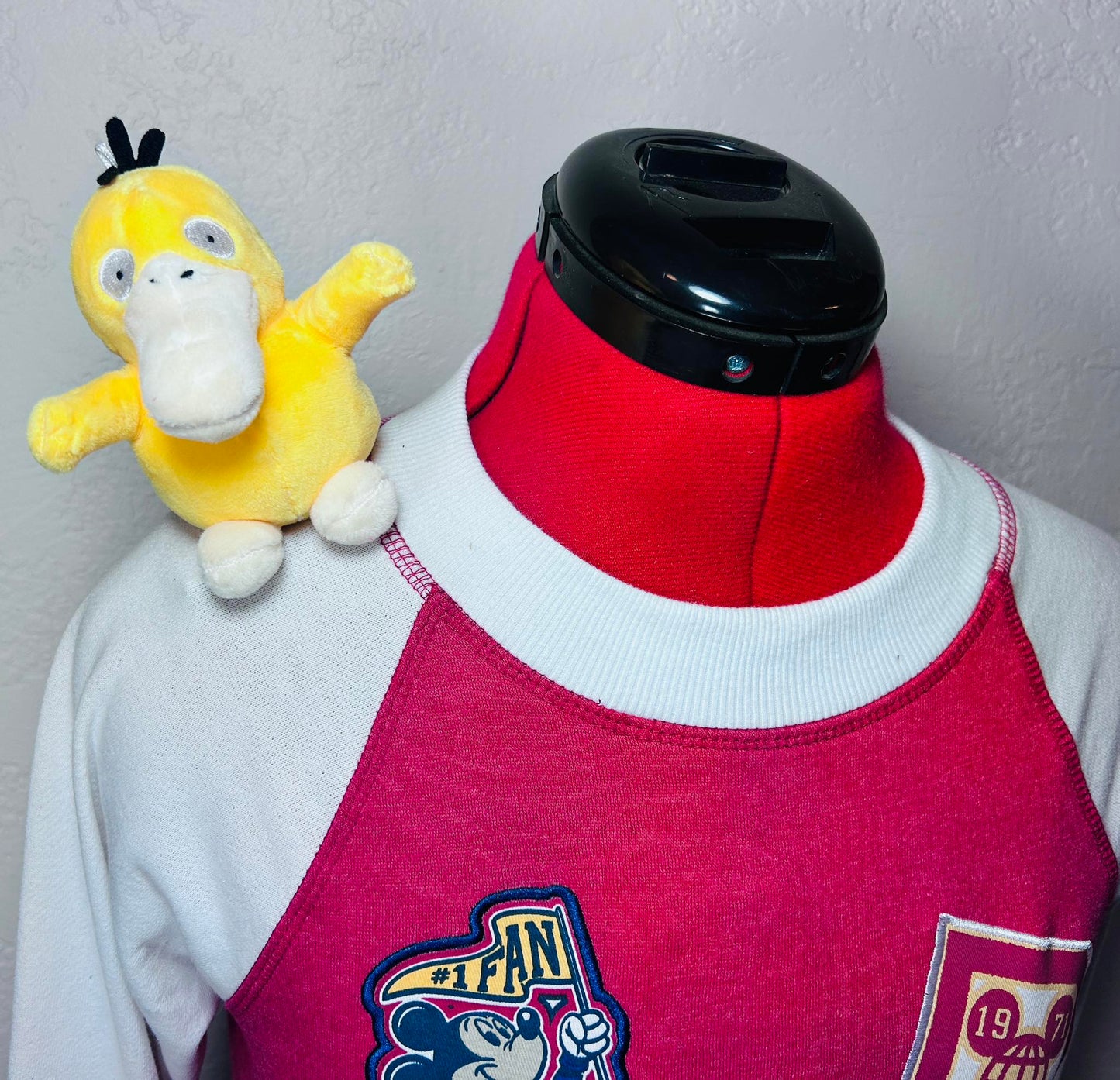 Custom Psyduck Pokemon Magnetic Shoulder Pal Plush Toy Costume Dress Up - Go Costume Accessory