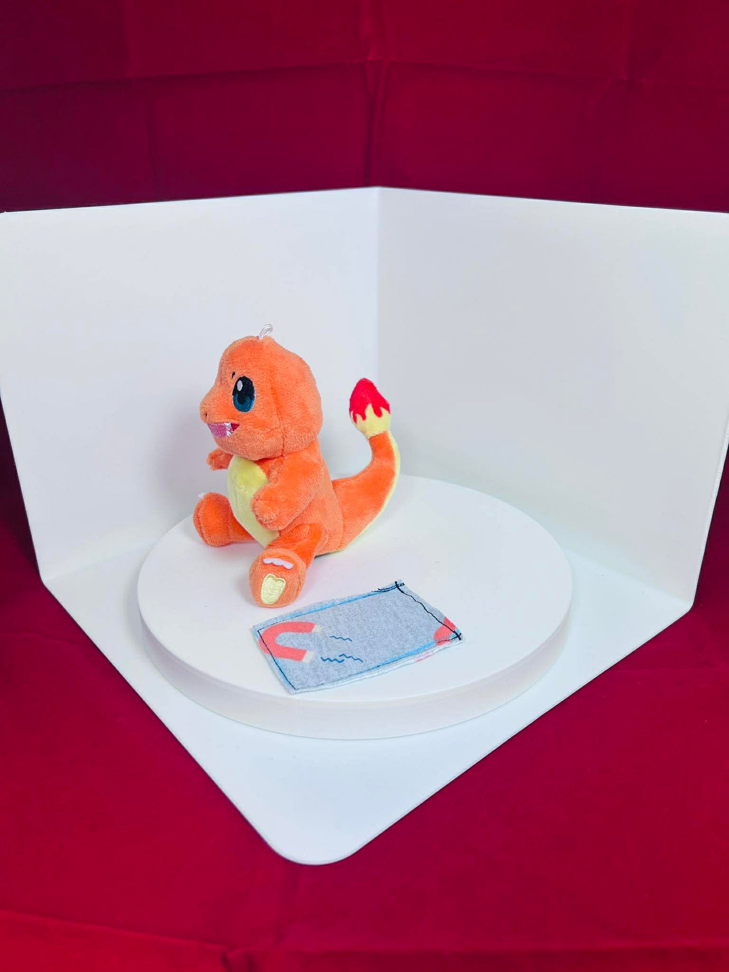 Custom Charmander Pokemon Inspired Magnetic Shoulder Pal Plush Toy Dress Up Go Accessory