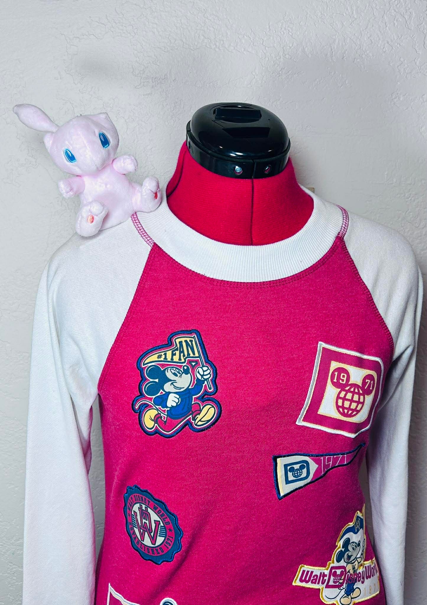 Custom Mew Pokemon Magnetic Shoulder Pal Plush Toy  Go Costume Dress Up