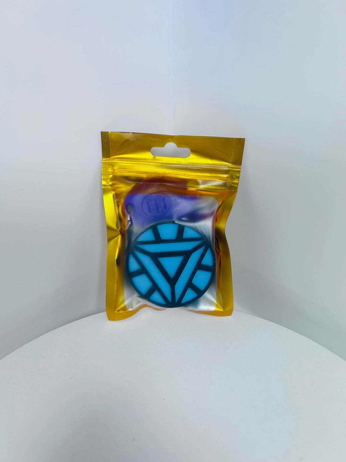 3D Iron Man Custom Arc Reactor Glow Chest Piece Pop Phone Cover Accessory Marvel Super Hero