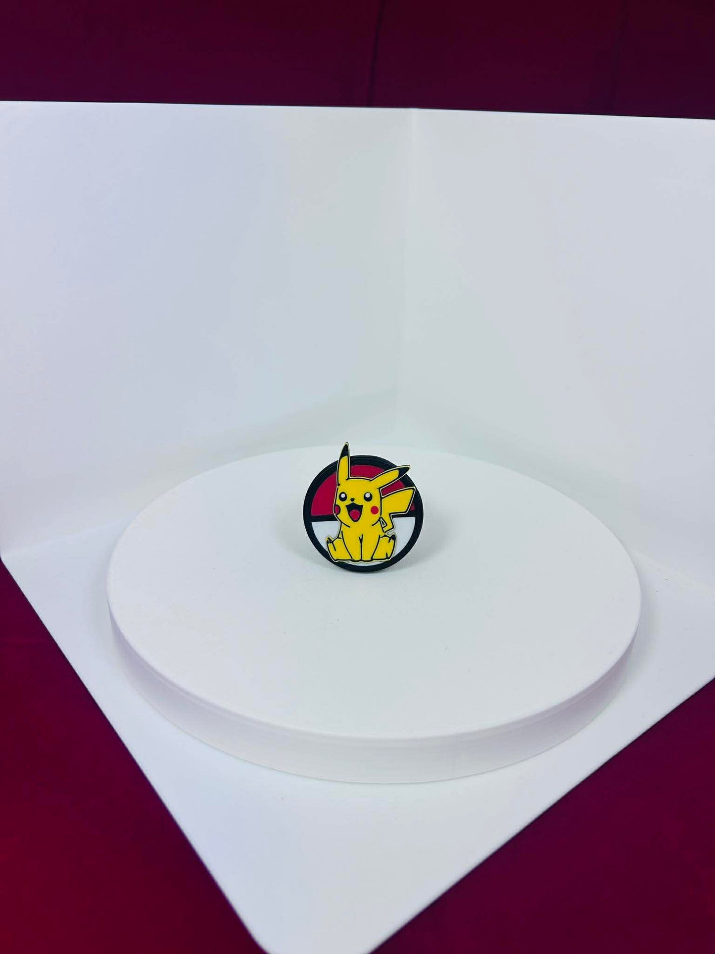 3D Pokemon Custom Pikachu Poke Ball Inspired Phone Pop Cover Accessory