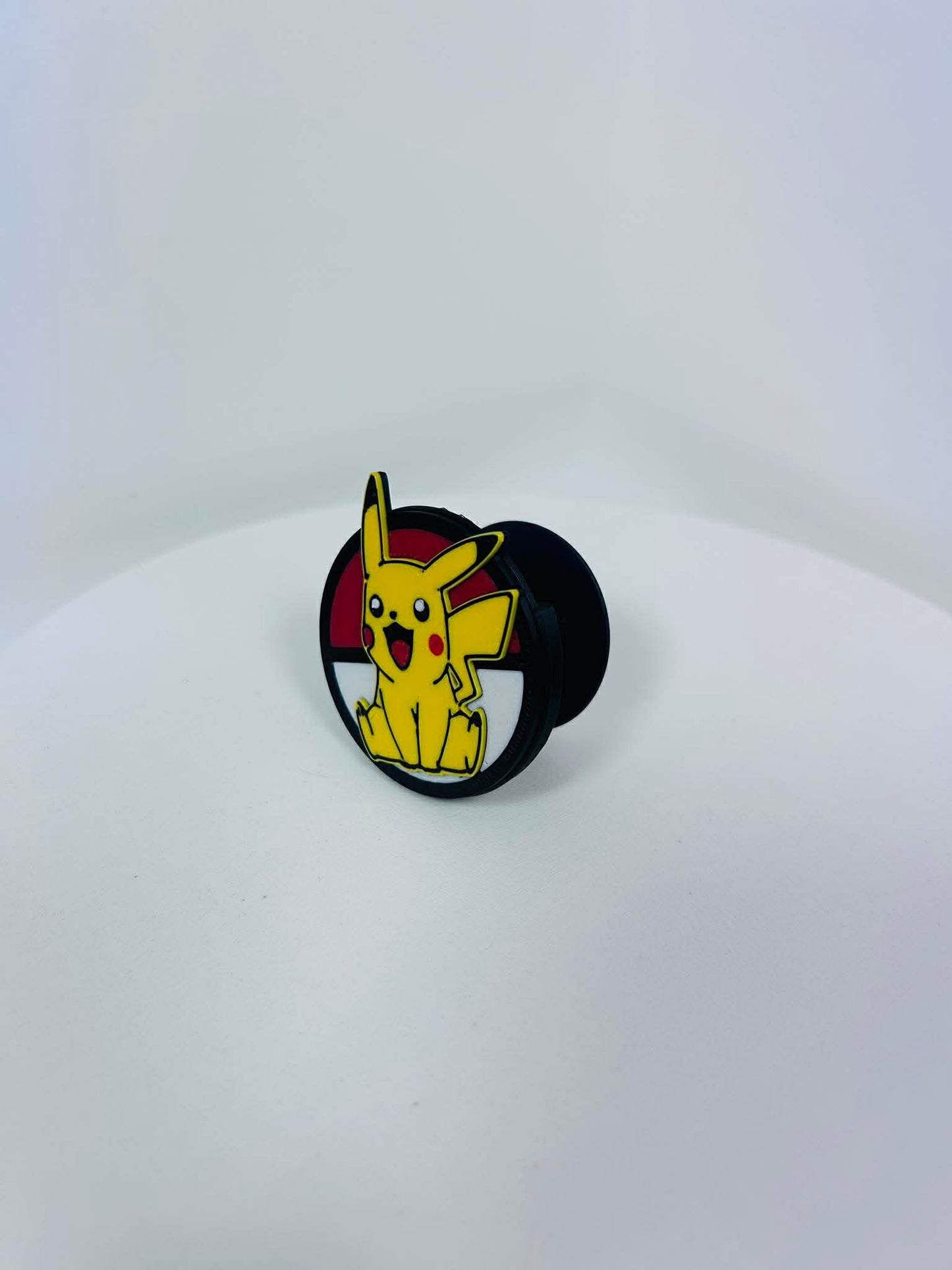 3D Pokemon Custom Pikachu Poke Ball Inspired Phone Pop Cover Accessory