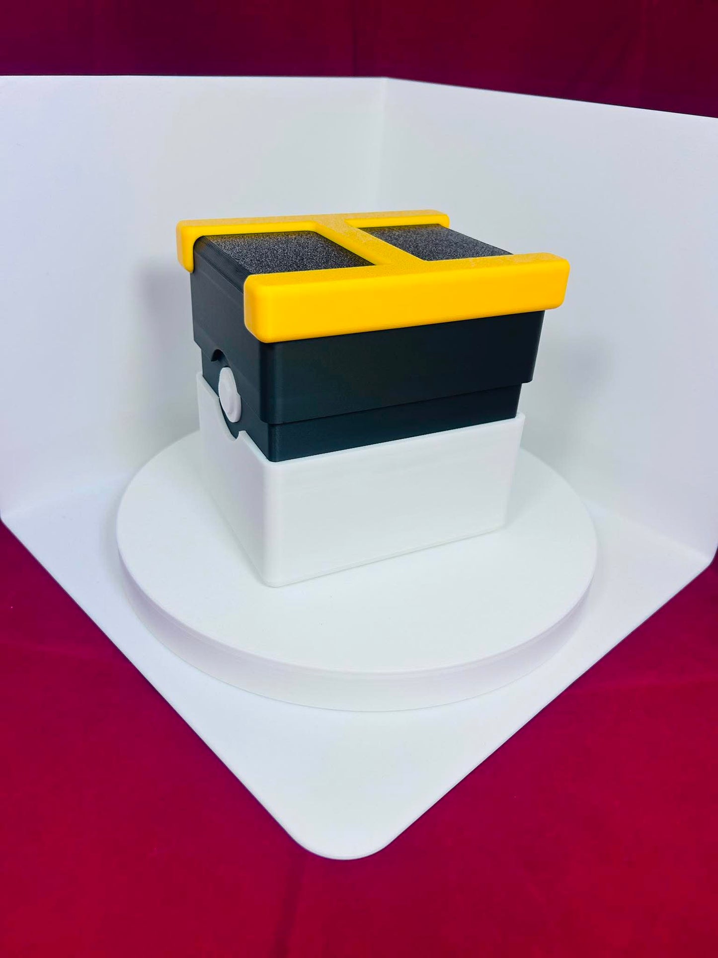 Poke Ball Card Storage Chest Box Holder & Top Loader Display - Holds Up to 240pc Custom 3D Printed - Red Great & Ultra Ball