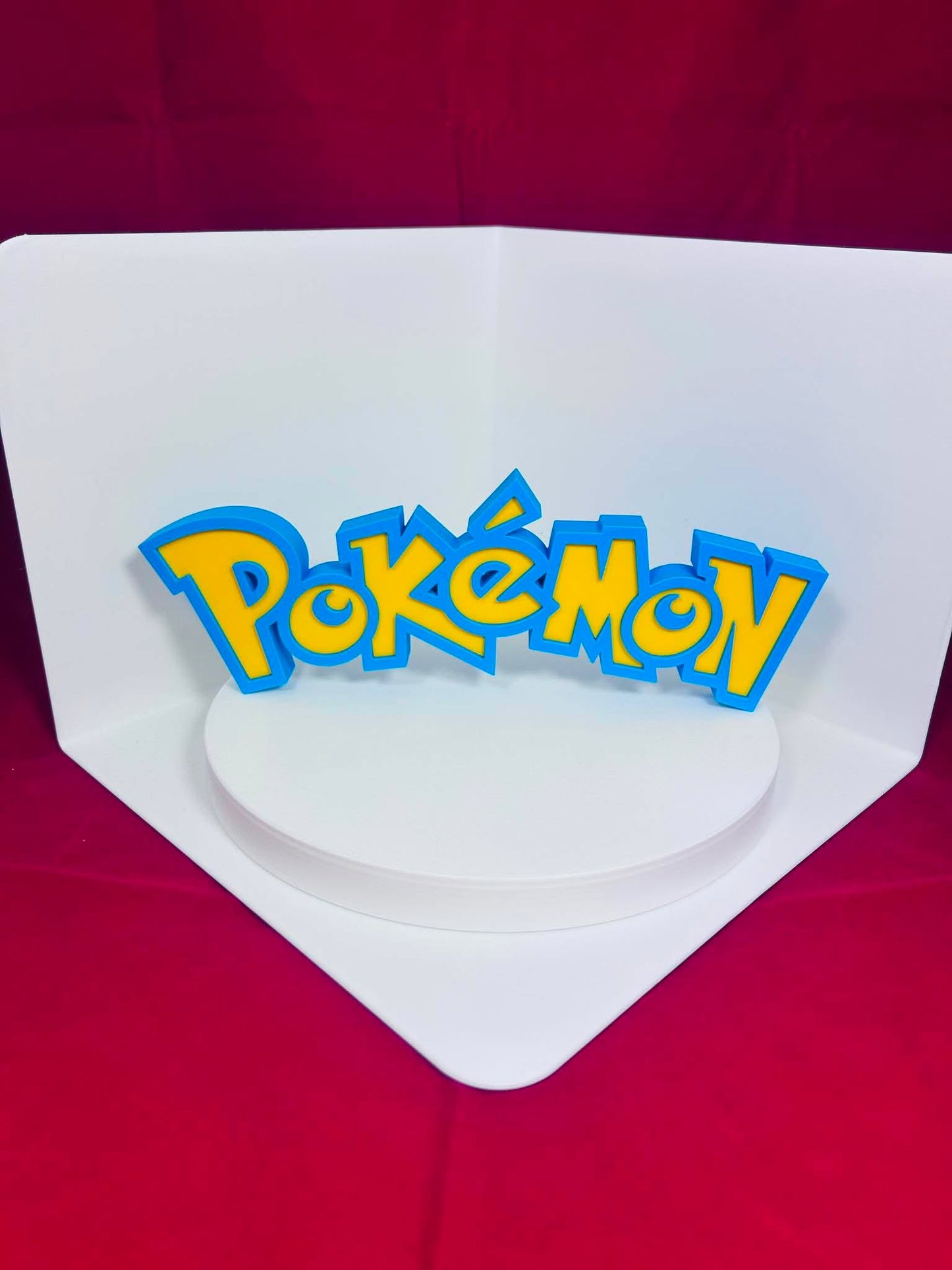3D Printed Custom Pokemon Sign Wall Decoration 10" L - Easy installation