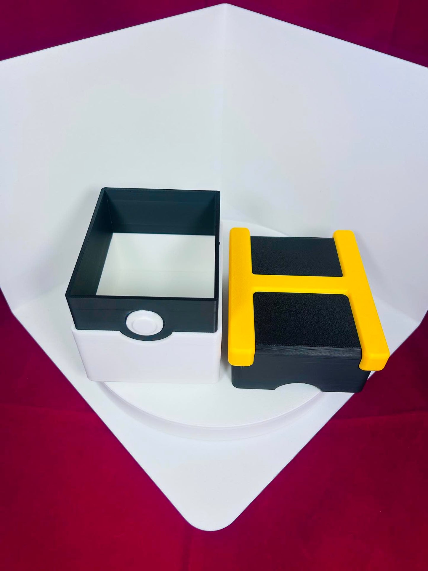 Poke Ball Card Storage Chest Box Holder & Top Loader Display - Holds Up to 240pc Custom 3D Printed - Red Great & Ultra Ball