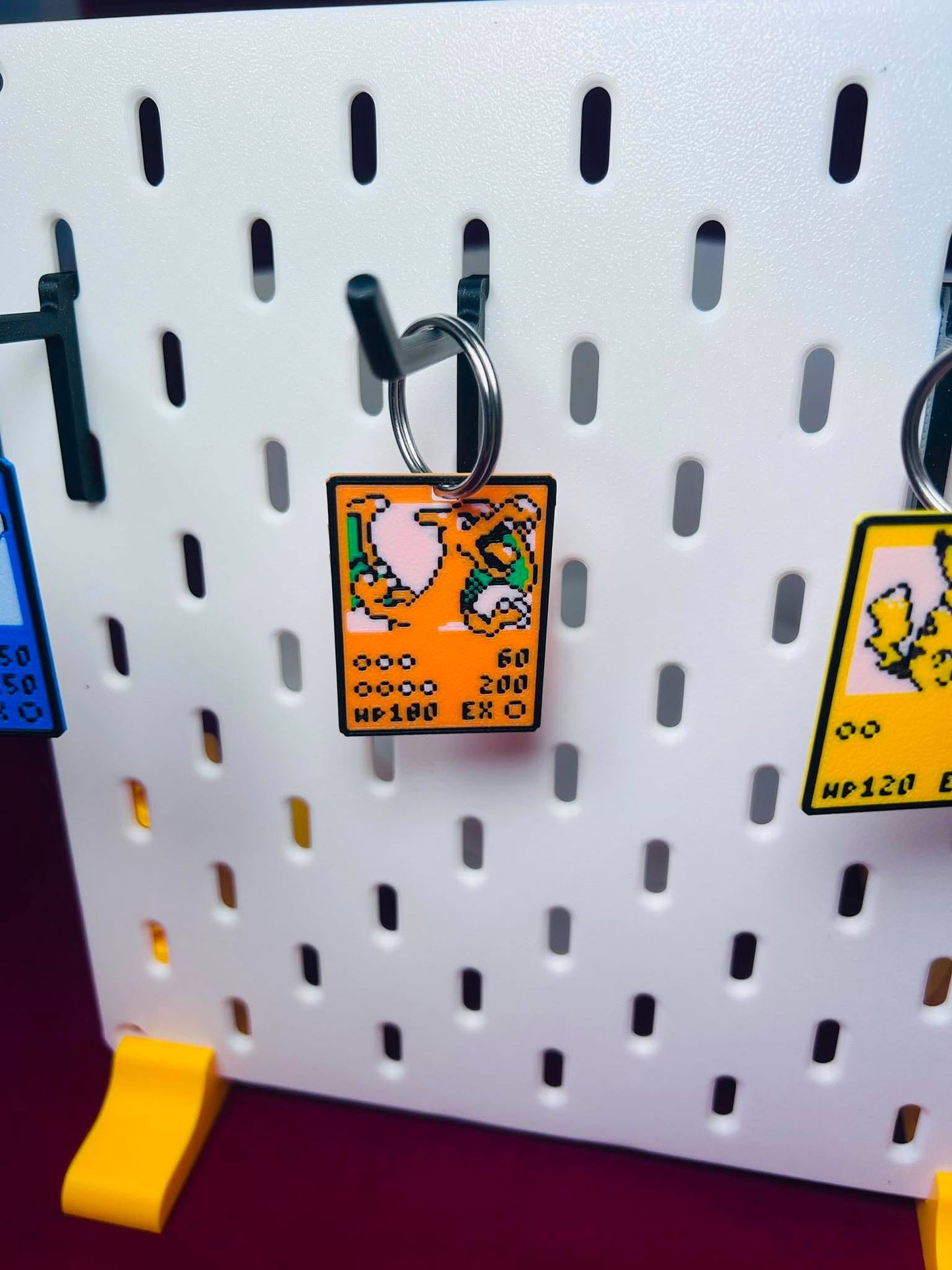 Pokemon Keychain 3D Printed Custom Card - Mewtwo - Charizard - Pikachu