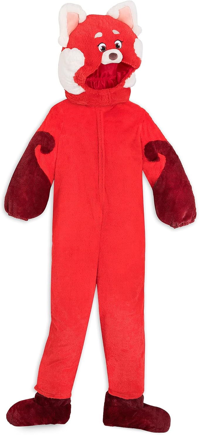 Disney Pixar Turning Red - Mei Panda Costume Soft Bodysuit Outift for Kids