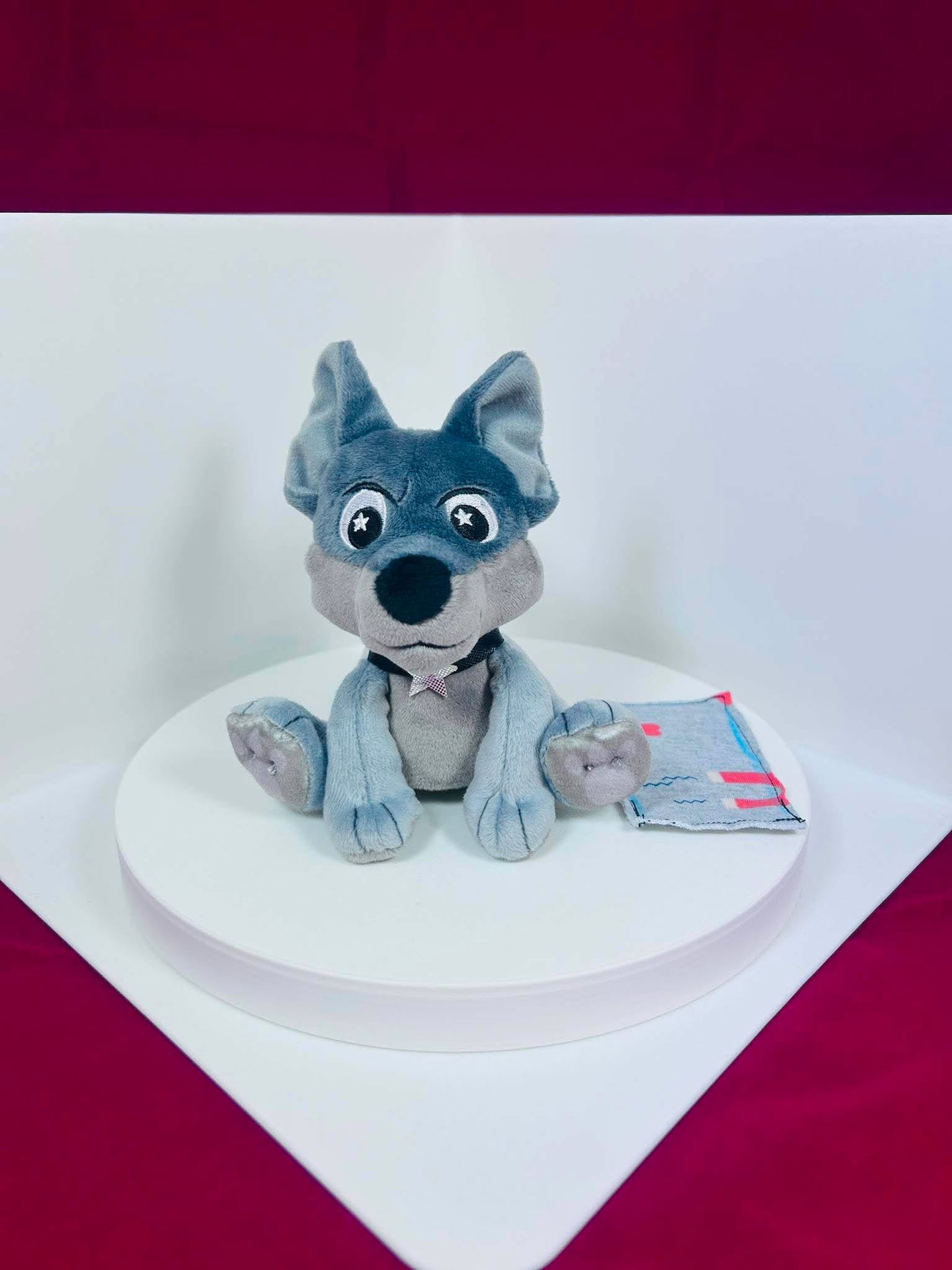 Custom 101 Dalmatians Thunderbolt Dog  Magnetic Shoulder Buddy Pal Plush