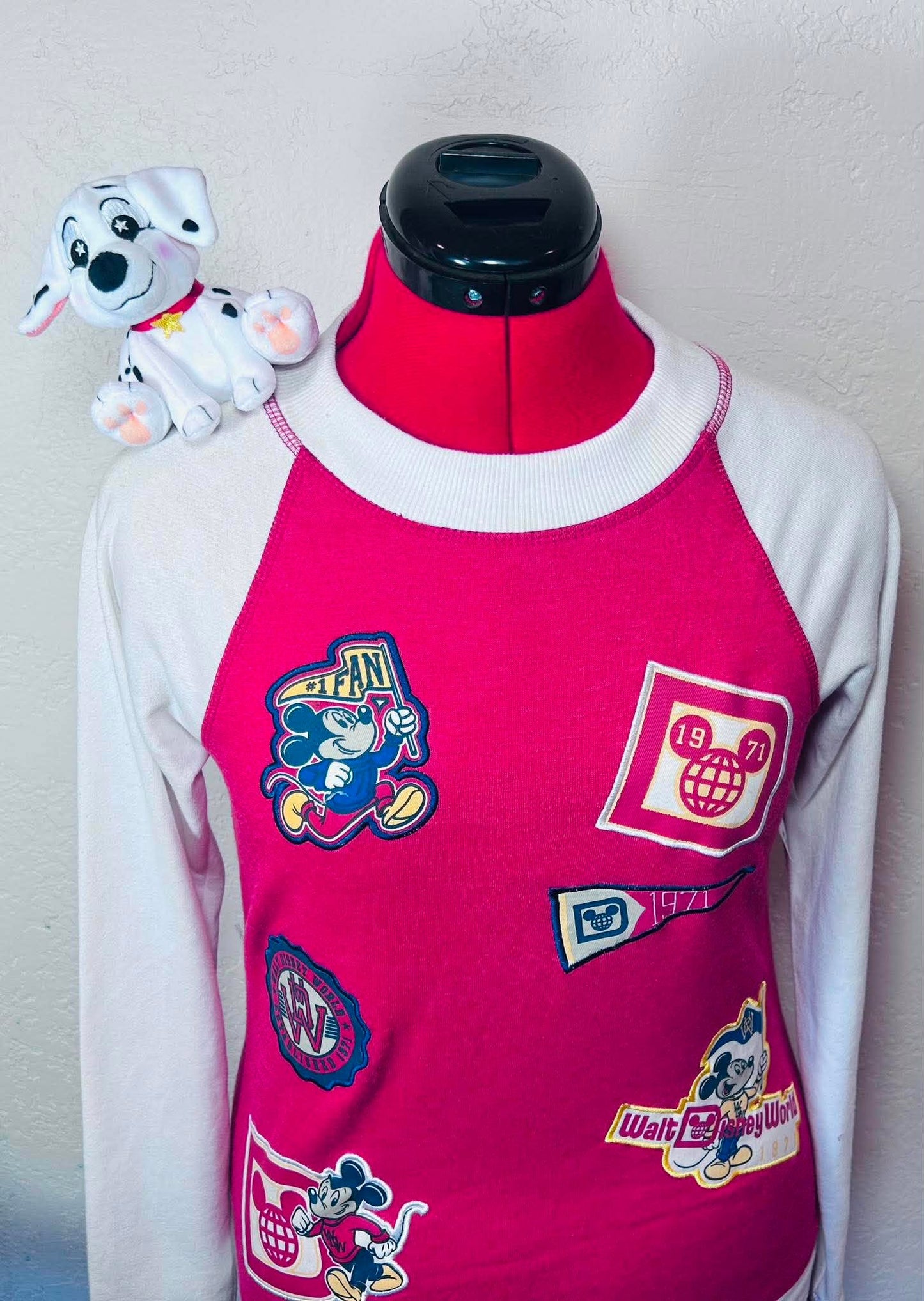 Custom 101 Dalmatians Rolly Dog Inspired Magnetic Shoulder Pal Buddy Plush Toy Costume Dress Up Accessory