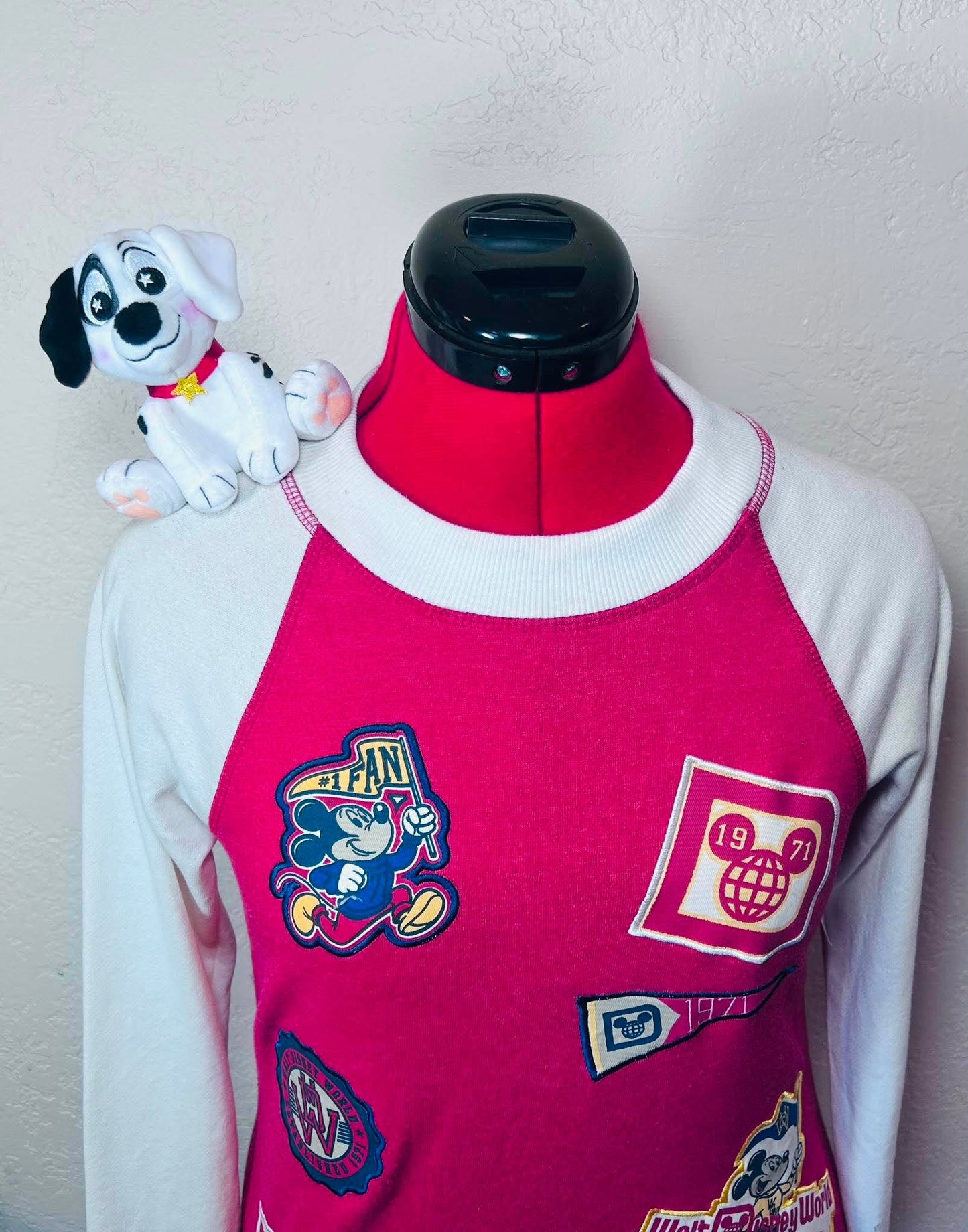 Custom 101 Dalmatians Patch Dog Magnetic Shoulder Buddy Pal Plush