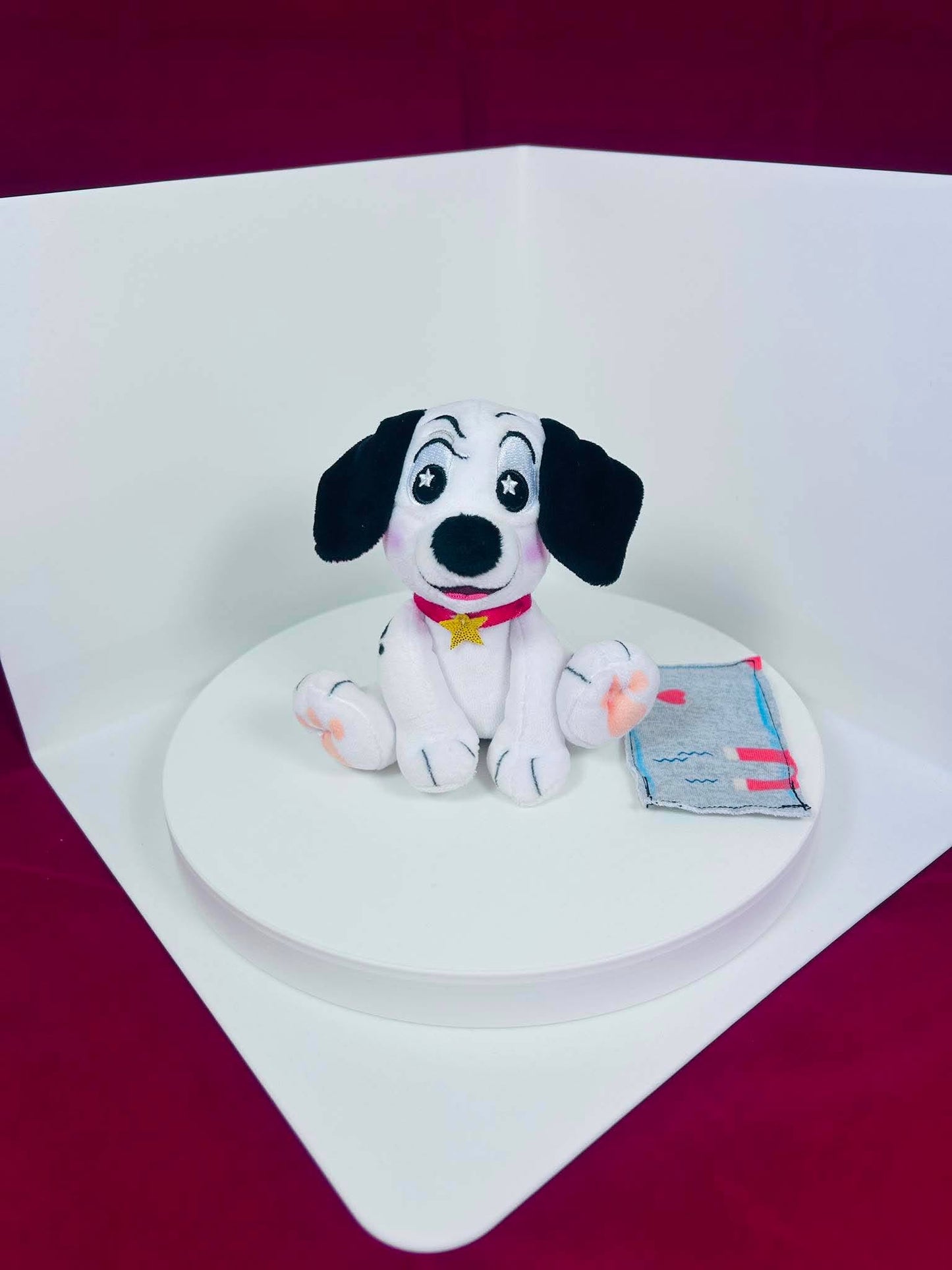 Custom 101 Dalmatians Lucky Dog  Magnetic Shoulder Buddy Pal Plush