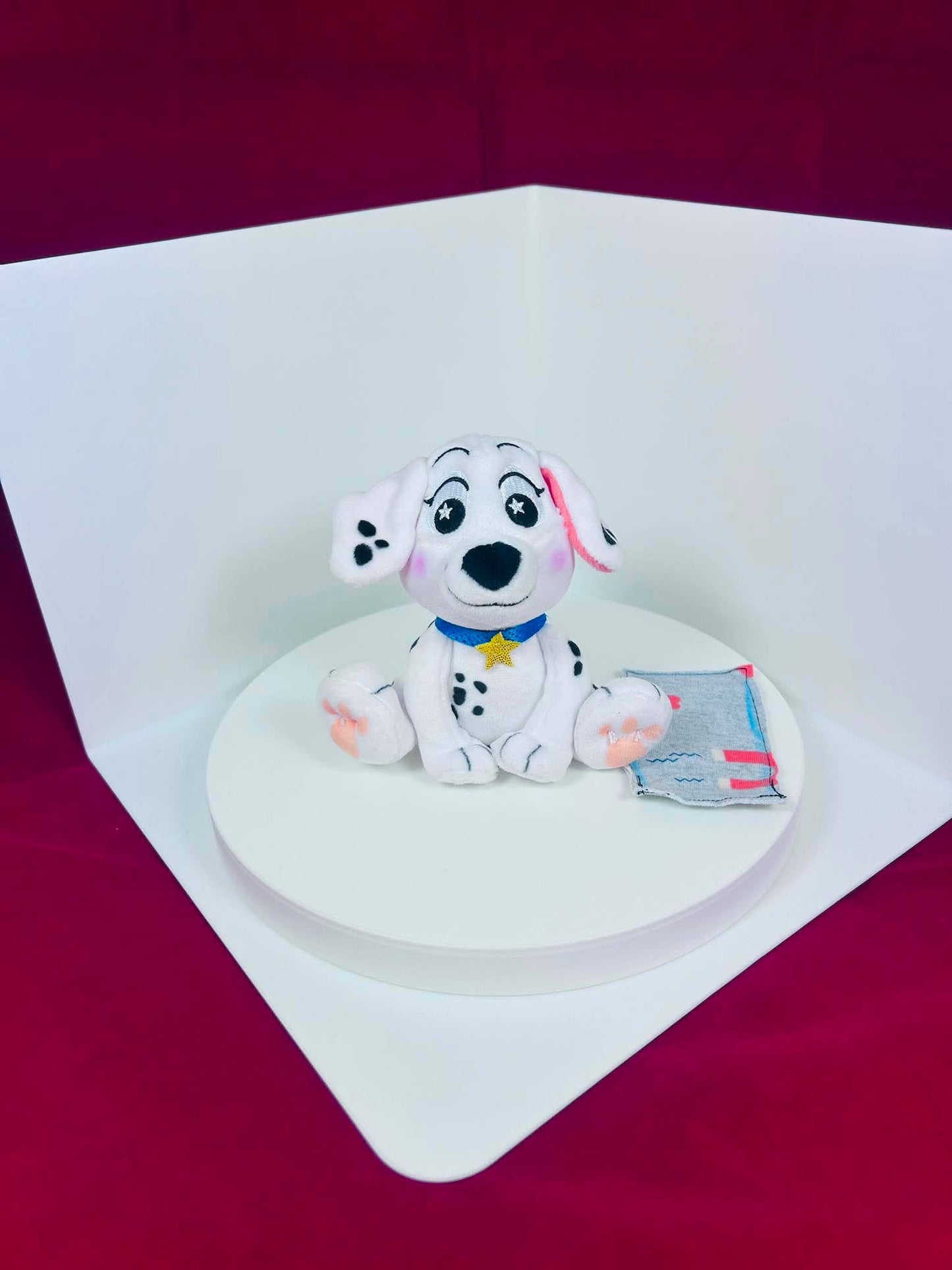 Custom 101 Dalmatians Penny Dog  Magnetic Shoulder Buddy Pal Plush
