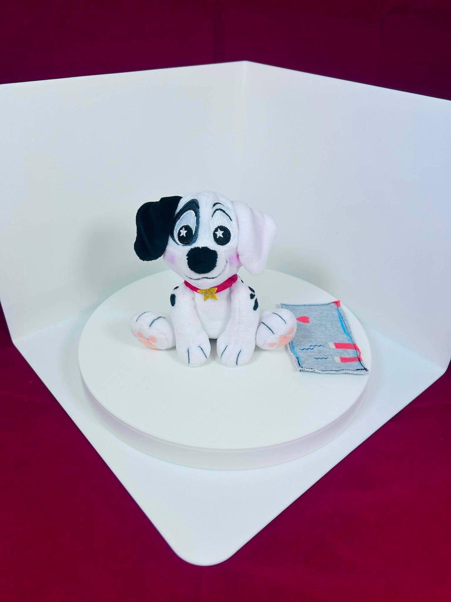 Custom 101 Dalmatians Patch Dog Magnetic Shoulder Buddy Pal Plush