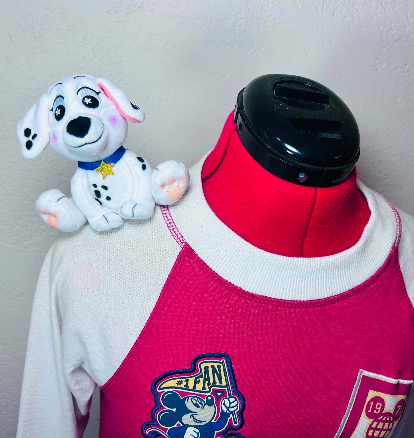 Custom 101 Dalmatians Penny Dog  Magnetic Shoulder Buddy Pal Plush