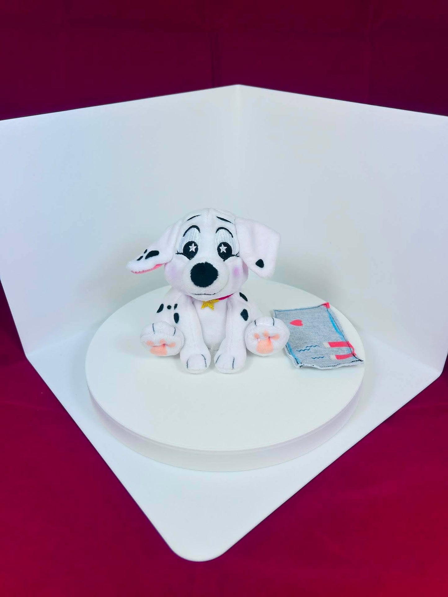 Custom 101 Dalmatians Rolly Dog Inspired Magnetic Shoulder Pal Buddy Plush Toy Costume Dress Up Accessory