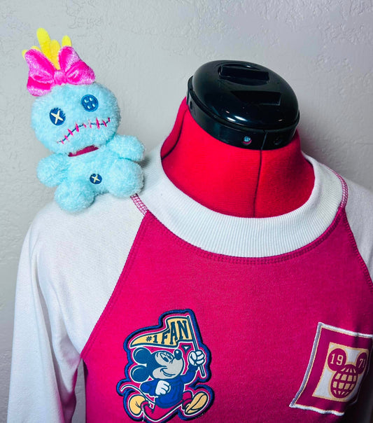 Disney Scrump Lilo & Stitch Custom Magnetic Shoulder Pal Plush Kids Adult