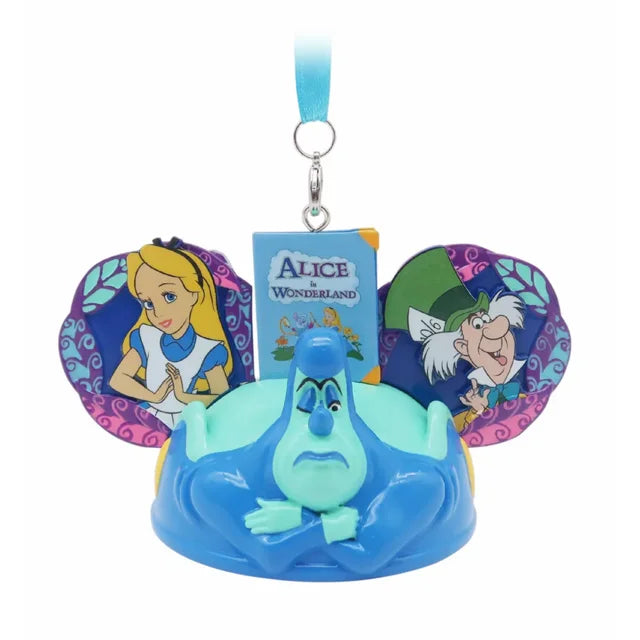 Disney Parks Alice in Wonderland Ear Hat Christmas Ornament