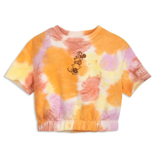 Disney Parks Authentic Minnie Mouse Tie-Dye Knit Pullover Shirt Women Size 1X